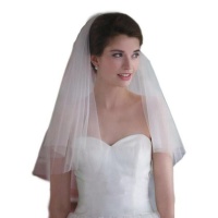 Fayebridal - 2 Layers Short Veil With Comb Photo