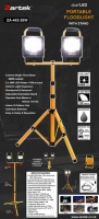 Zartek Dual LED Portable Floodlight with Stand Photo