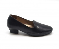 TTP Ladies Low Heel Simple Classic Slip on Court Shoe Photo