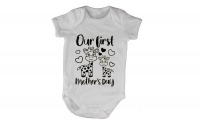 BuyAbility Our First Mothers Day - Giraffe- Short Sleeve - Baby Grow Photo