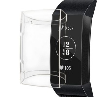 Case Candy Protective Cover for Fitbit Charge 3 & 4 - Clear Photo