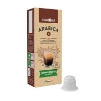 Gimoka Arabica - 10 Compostable Nespresso compatible coffee capsules Photo