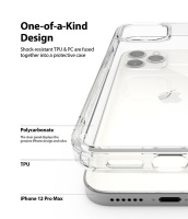 Ringke Fusion for iPhone 12 Pro Max Military-Grade Slim Protective Case - Clear Photo