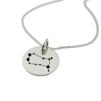 Gemini Constellation Sterling Silver Necklace Photo