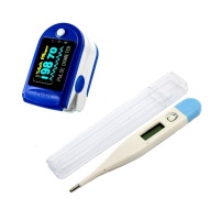 Oximeter-Fingertip Bluetooth Oximeter & Digital Thermometer Photo