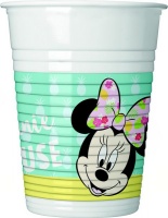 Minnie Mouse Tropical Plastic Cups - 200ml Photo