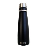 Vert Stainless Steel Everest Water Bottle 400ml - Black Photo