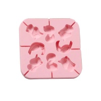 iKids 8 Flamingo Baby Food DIY Silicone Mold for Chocolate Candy Gummy Photo
