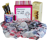 The Biltong Girl "Soo Baie lief Vir Ma" Mother's Day Biscuits And Coffee Gift Box Photo
