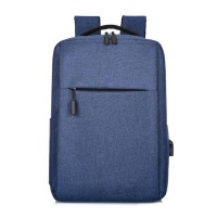 Hally Bags Refined Slim Travel Laptop Backpack USB Charging Port Photo