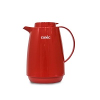 Conic 1.0 Liter Vacuum Flask - Red Photo
