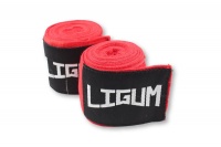 Ligum Professional Boxing Wraps - Red Photo