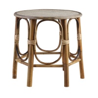 Block Basics - Angelo Round Bamboo Side Table Photo