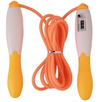 Workout Fitness Rope Digital Speed Skipping Jump Rope - Yellow Photo