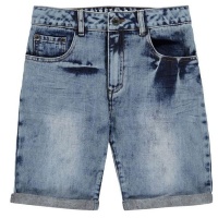 Firetrap Junior Boys Denim Shorts - Blasted Blue [Parallel Import] Photo