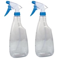 SourceDirect -Pack Of 2 Plastic Trigger Sprayer Bottle -Transparent Photo