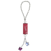ViewQuest Intelligent Jewellery 8GB USB Flash Drive - Hot Pink Charm Photo