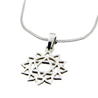Heart Chakra Sterling Silver Necklace Photo