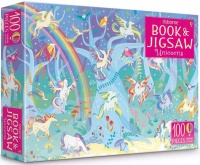 Usborne – Book & Jigsaw Puzzle - Unicorns– 100 Piece Photo