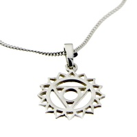 Throat Chakra Sterling Silver Necklace Photo