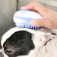 Dog Bath Brush Comb Pet Spa Shampoo Massage Brush Photo