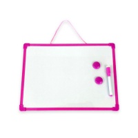 Educat Magnetic White and Black Board - Pink Photo
