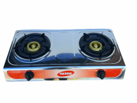 2-Plate Portable Stainless Steel Gas Stove Photo
