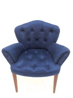Decorist Home Gallery Lorenzo 2 - Navy Blue Arm Chair Photo
