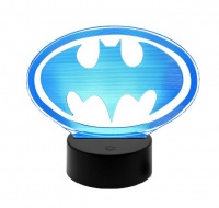 Spoonkie 3D LED: DC Batman Optical Illusion Lamps Light Photo