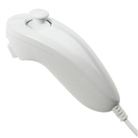 Cell N Tech Classic Nunchuk Controller for Nintendo Wii & Wii U White Photo