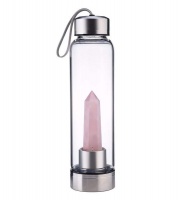 Celluvac Rose Quartz Crystal Infused Water Bottle Photo