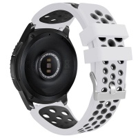 We Love Gadgets Universal Nike Style Sports Band Watch Strap 22mm White & Black Photo