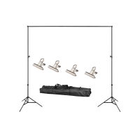 2M X 2M Adjustable Backdrop Support Stand Photography Kit Photo