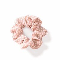 Twisty Bobbles Twisty Scrunchie Pretty in Pink - Pink with White Polka Dots Photo