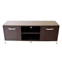 Naturex African Wenge Tv Stand/Unit with Two Side Cupboards - 170cm Photo