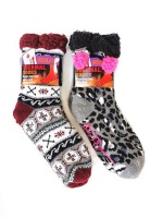 Thermal Socks 2 Pairs Of Original - Winter Socks - Assorted Design & Colour Photo
