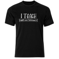 Think Out Loud Mens "I Teach Whats your superpower" Short Sleeve Tshirt Photo
