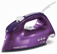 Morphy Richards Iron Steam / Dry / Spray Ceramic Purple 350ml 2400W "Breeze Easy Fill" Photo
