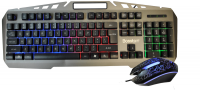 Bosston Rainbow Gaming Keyboard and Mouse Set 8350 Photo
