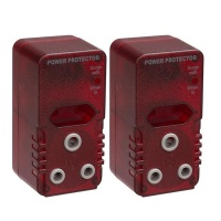 Ellies: 2 PACK: High Surge Safe Power Protector adaptor with Euro Socket Photo
