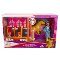 Spirit Untamed Lucky’s Train Home Playset with Lucky Doll Photo