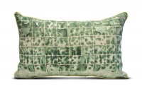 easyhome Scatter Lumbar Cushion Stone Green With Yellow Piping Photo