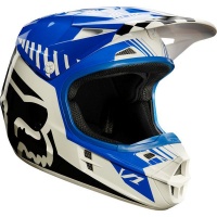 Fox Racing Fox V1 Fiend SE Blue/Red Helmet Photo