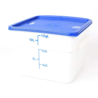 Cater Care Storage Container 12 QT- White Square 280 x 280 x 200mm Photo