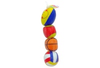 Ideal Toy Soft Ball In Net 4 Piece Photo