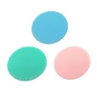 3 Piece Soft Silicone Facial Cleansing Brush Face Scrubber Photo