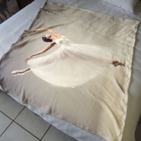Print with Passion Ballerina Lap Fleece Blanket Photo