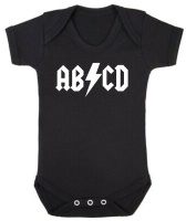 Qtees Africa - ABCD Short Sleeve Baby Grown Photo