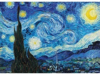 The Puzzle Monkey - "Starry Night" 1000 Piece Jigsaw Puzzle Photo