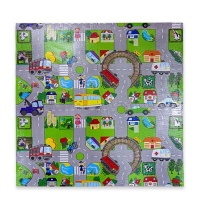 Children's Play Puzzle Developing Eva Foam Mat 120x120cm - Island Theme Photo